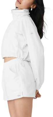 (W) Alo Yoga纯色短款半拉链长袖夹克外套。 W3660R Shop (W) Alo Yoga纯色短款半拉链长袖夹克外套。 W3660R