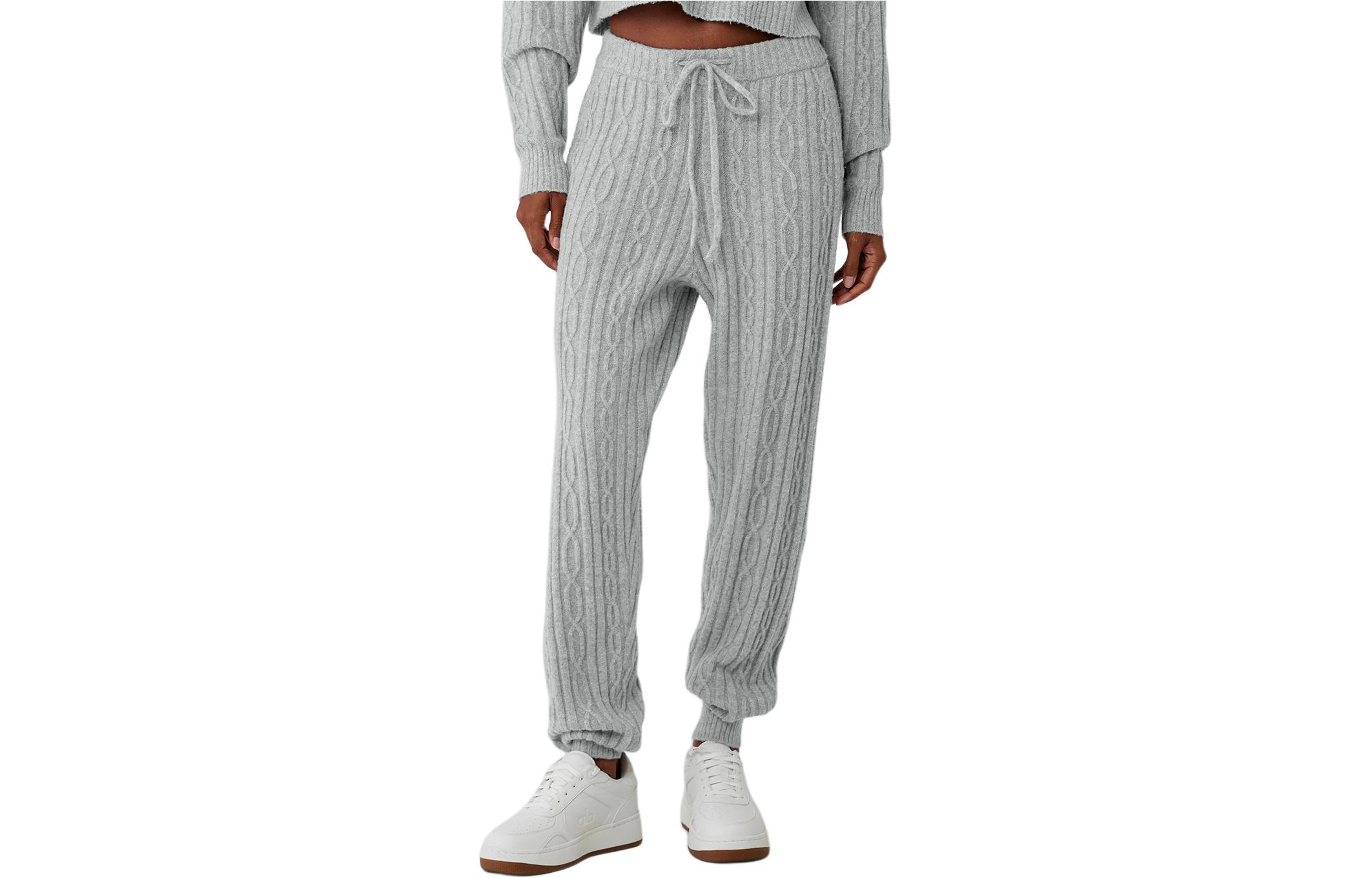 (Women) Alo Yoga  Solid Stripe Jogger Pants Casual Wear. W51353R