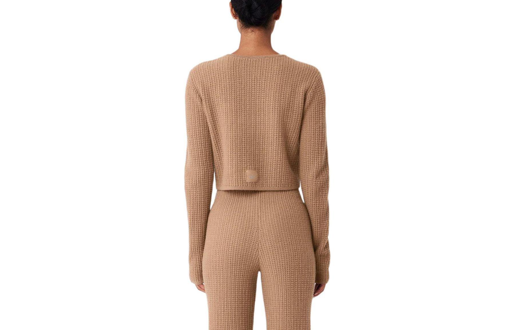 Purchase (W) Alo Yoga 实心针织羊绒短款毛衣 W3742R