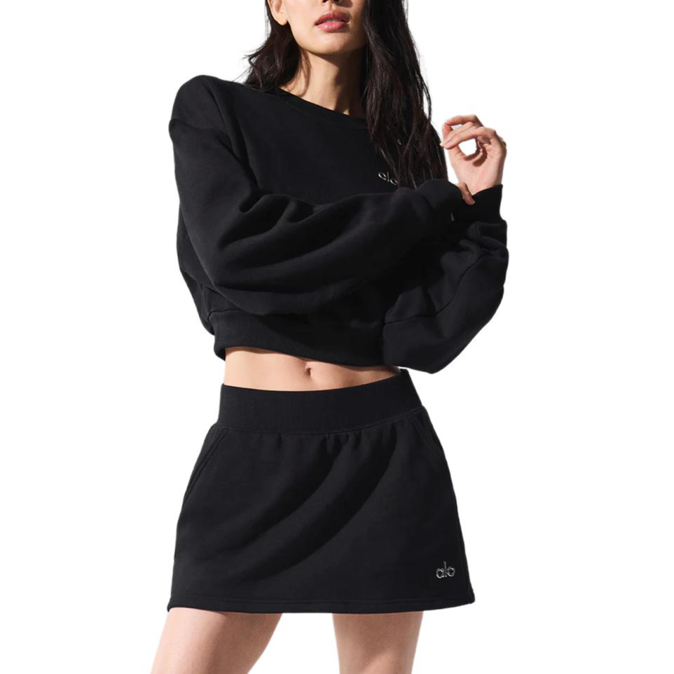 (Women) Alo Yoga Accolade Skirt Casual Comfortable A-Line Mini Skirt W6461RG-CLOTHES