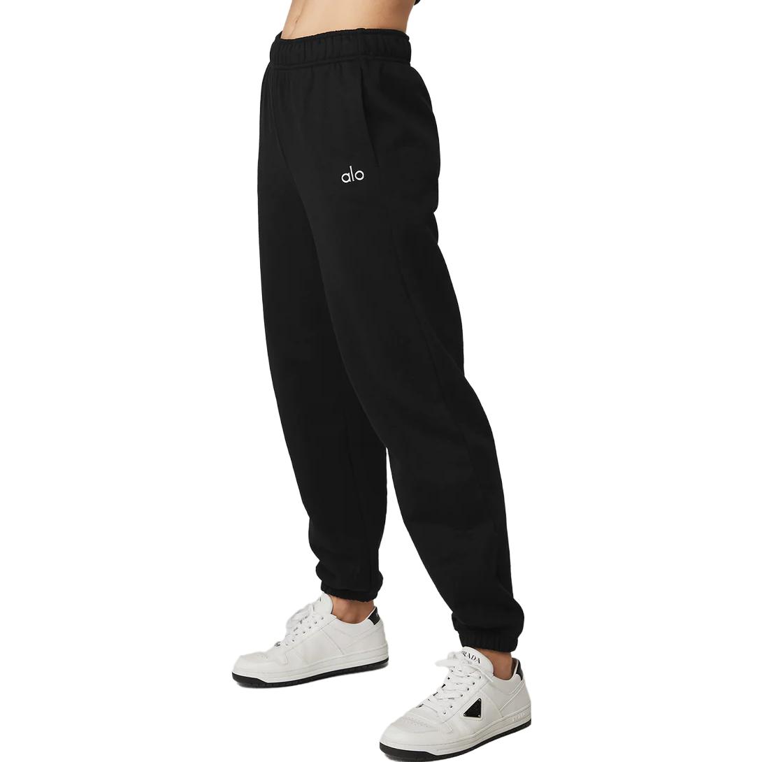 Cheap (W) Alo Yoga Accolade Jisoo系列纯色抽绳休闲裤 瑜伽运动长裤 W5942RG