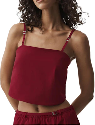 (Women) Alo Yoga Adjustable Strap Square Neck Crop Tank Top W2836R Buy (Women) Alo Yoga Adjustable Strap Square Neck Crop Tank Top W2836R
