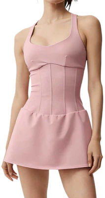 (Women) Alo Yoga Airbrush Tennis Dress Sleeveless Solid Crop Style W8356R Buy (Women) Alo Yoga Airbrush Tennis Dress Sleeveless Solid Crop Style W8356R