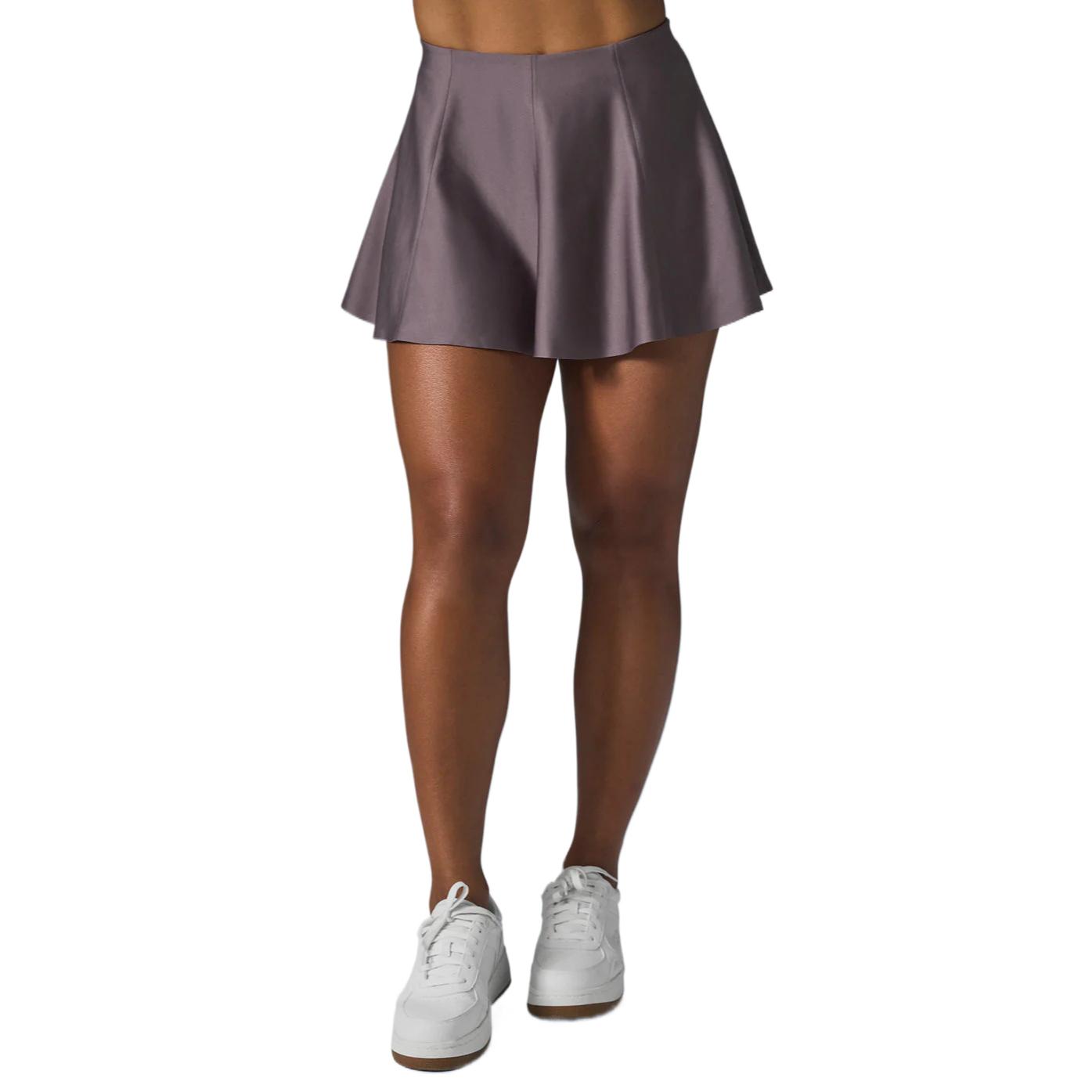 (Women) Alo Yoga Airlift Down The Line Pearl High-Waist Breathable Skort - Skirt W6435R