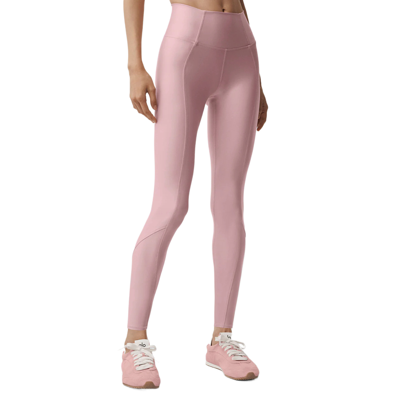 (Women) Alo Yoga Airlift High-Waist Yoga Shorts for Women - Solid Color Comfort Fit. W54312R