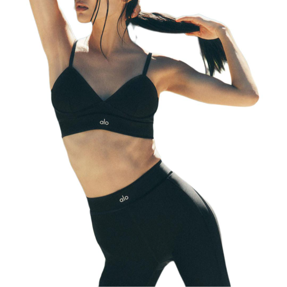 (Women) Alo Yoga Airlift Love Language Adjustable Strap Bra Women W9886R