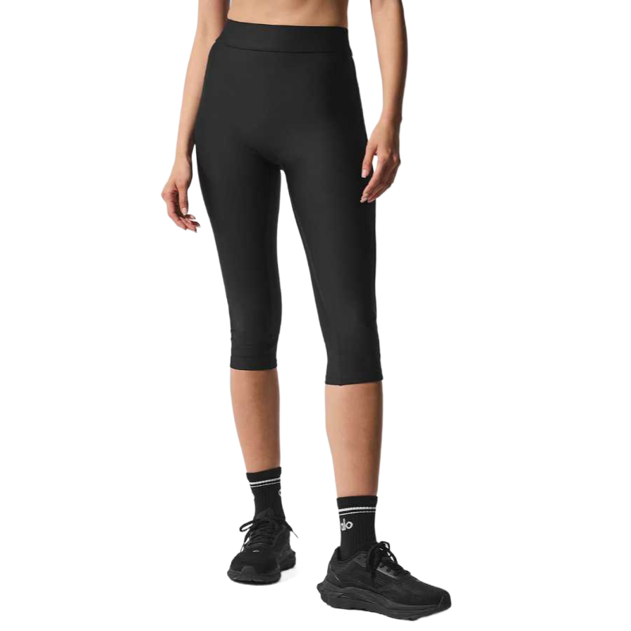 (Women) Alo Yoga Airlift Mesh High-Waist Capri Yoga Shorts - Classic & Comfy. W54230R