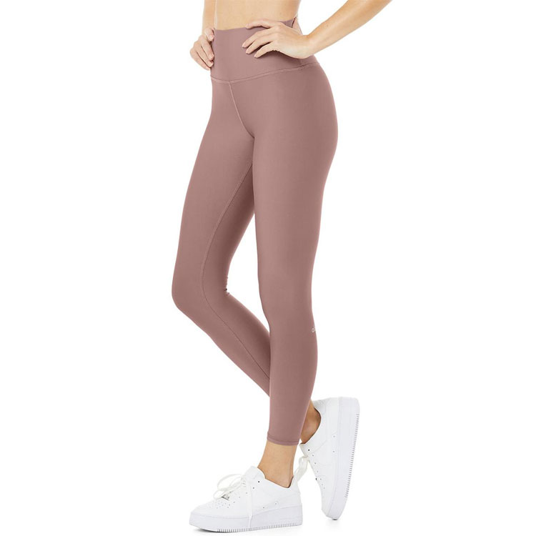 Cheap (W) Alo Yoga 女士高腰七分闪亮瑜伽裤 Airlift Shimmer。 W5766R