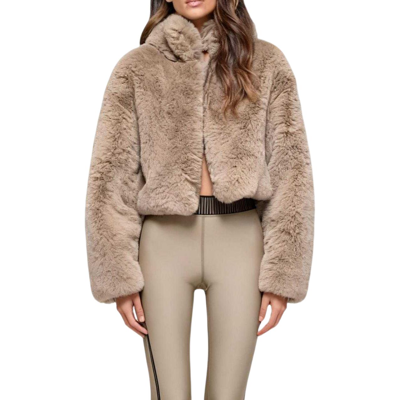 (Women) Alo Yoga Allure Fleece Zip Jacket - Versatile & Comfortable Outdoor Essential W4801R
