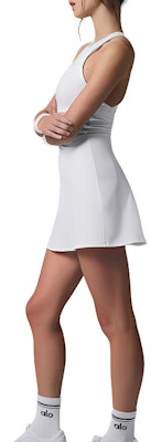 (W) Alo Yoga 女士Alosoft无袖网球连衣裙附内衬短裤。 w8276r Sizing (W) Alo Yoga 女士Alosoft无袖网球连衣裙附内衬短裤。 w8276r