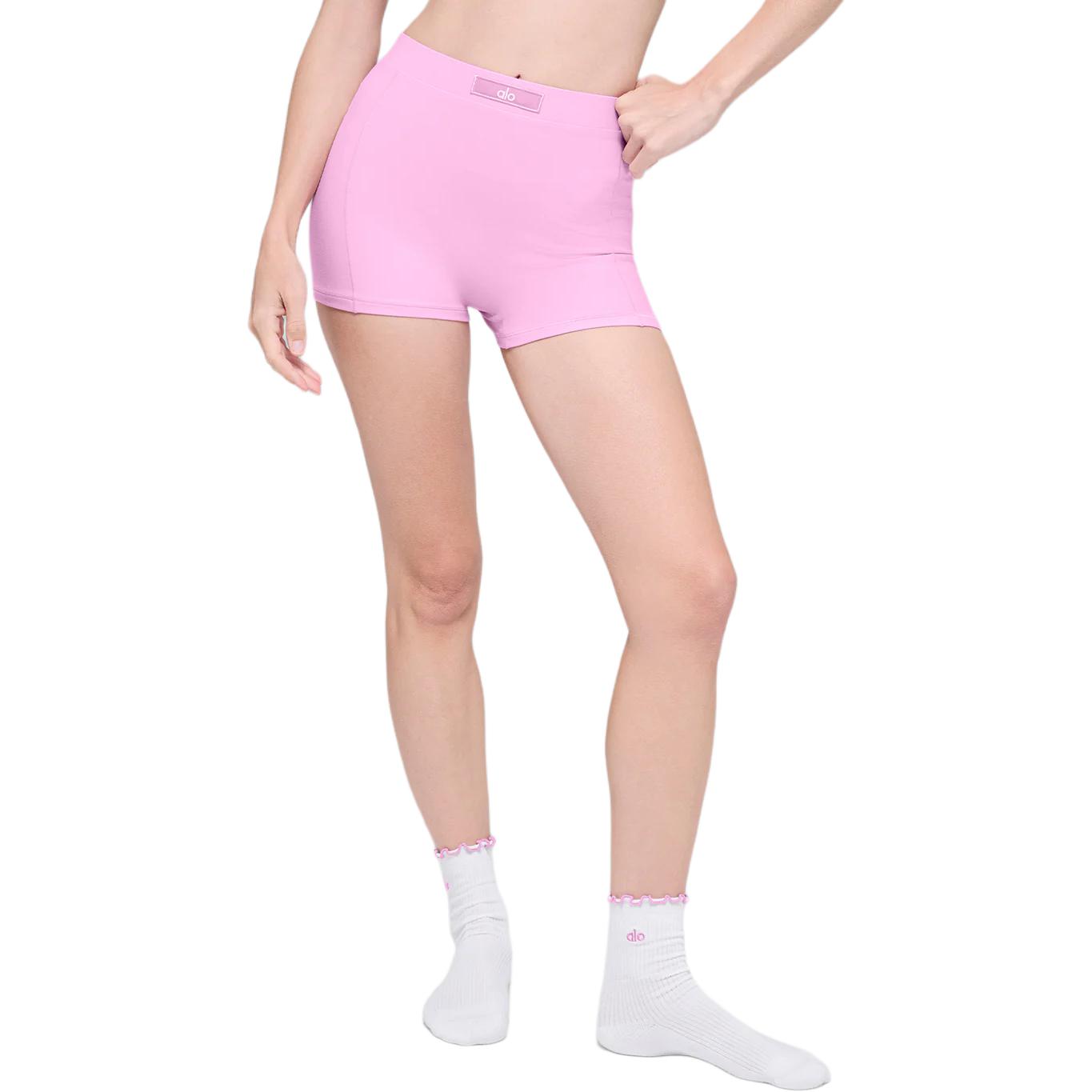 (Women) Alo Yoga Alosoft Slim Fit Lightweight Breathable Sports Shorts. W6548R