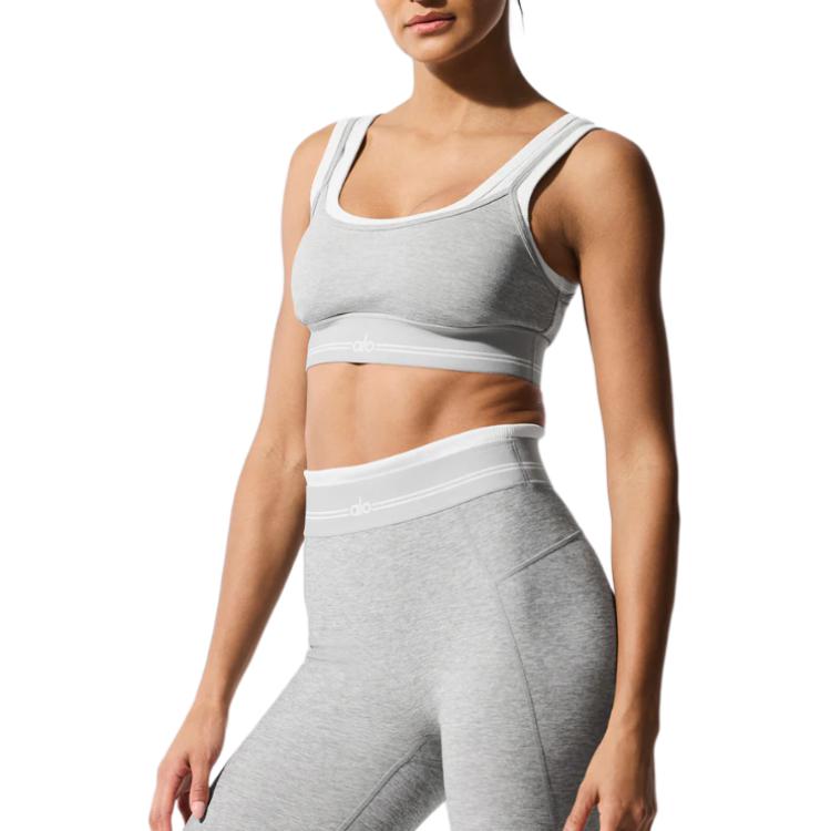 (Women) Alo Yoga Colorblock Removable Padded Sports Bra - W9837RCLOTHES