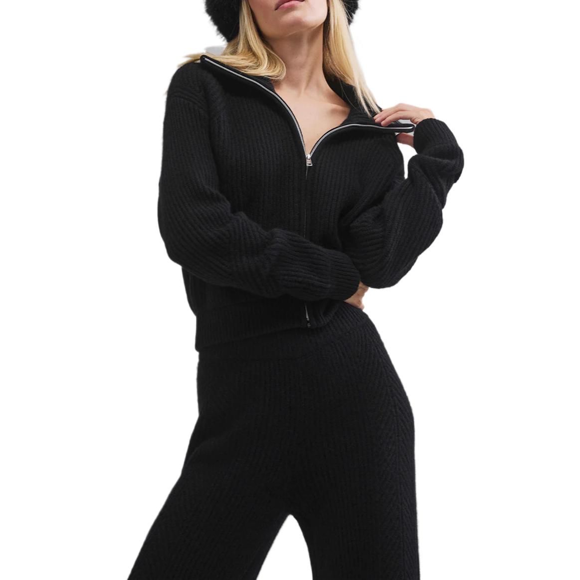 (Women) Alo Yoga Courchevel Cashmere Full-Zip Jacket - Soft Breathable Comfort W3918P