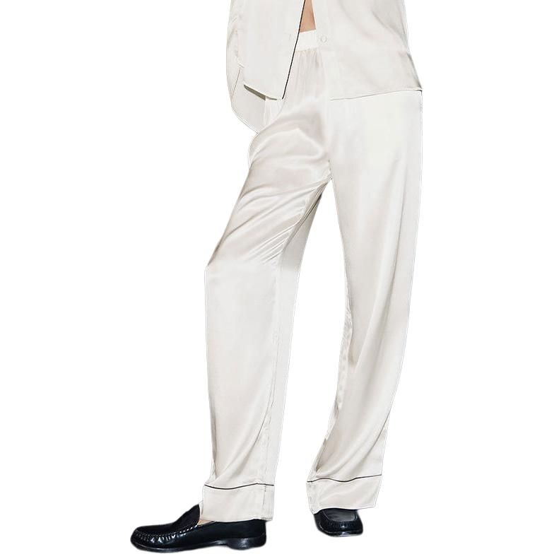 (Women) Alo Yoga Courchevel Silk Pants Casual Soft Fashion Versatile Solid Color W54203P