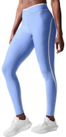 (Women) Alo Yoga Elastic Slim Fit Pants Crystal Clear Blue/White. W54220R (Women) Alo Yoga Elastic Slim Fit Pants Crystal Clear Blue/White. W54220R