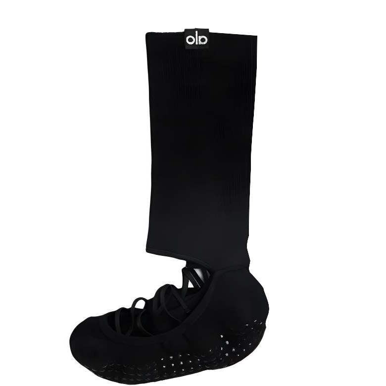 (Women) Alo Yoga Fitness Mid-Calf Strap Socks - 1 Pair. A0411W