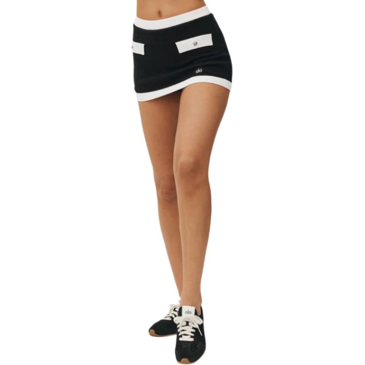 (Women) Alo Yoga High-Waist Capri Dream Skirt Leggings with Side Pockets W6640P