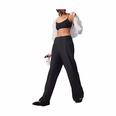 (Women) Alo Yoga High-Waist Pursuit Trouser (Regular) Casual Straight Pants. w51436r