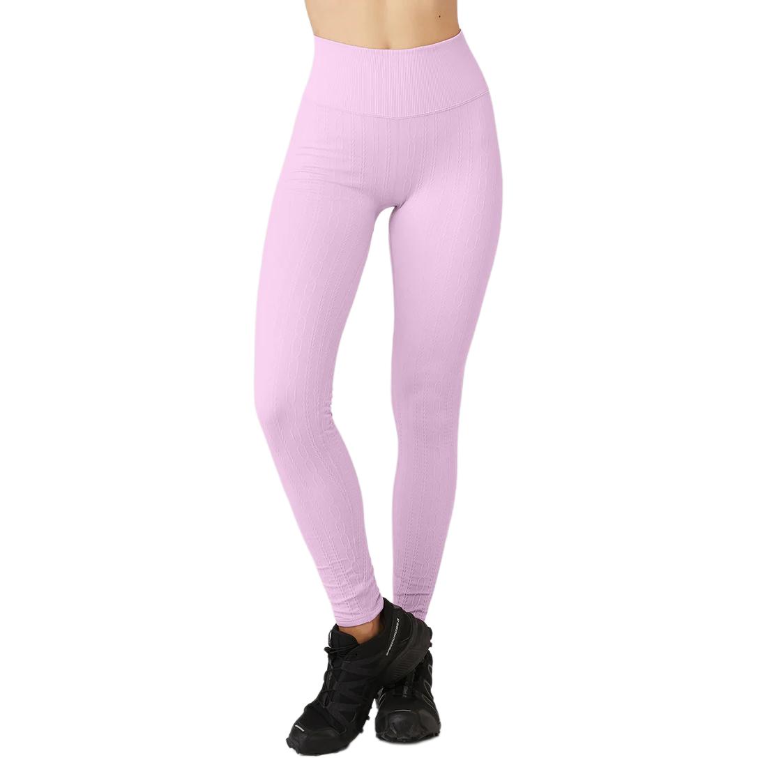 (Women) Alo Yoga High-Waist Solid Pink Leggings W51225R