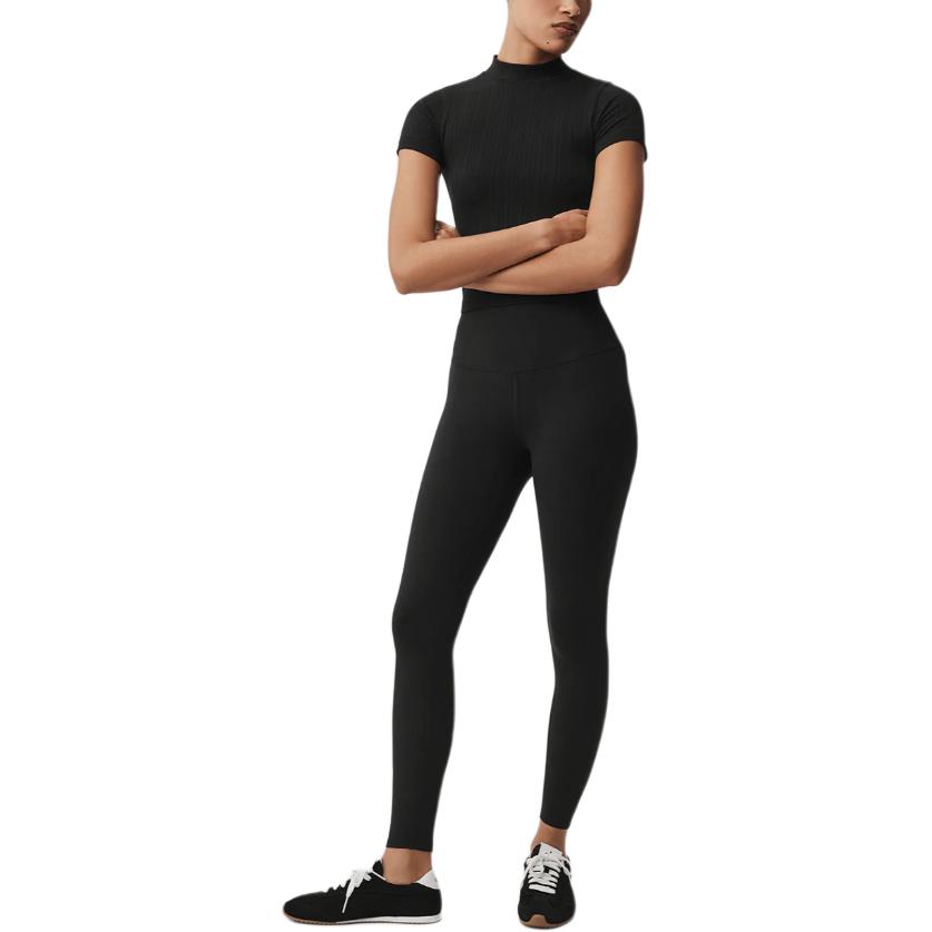 (Women) Alo Yoga High Neck Short Sleeve T-Shirt W1502RCLOTHES