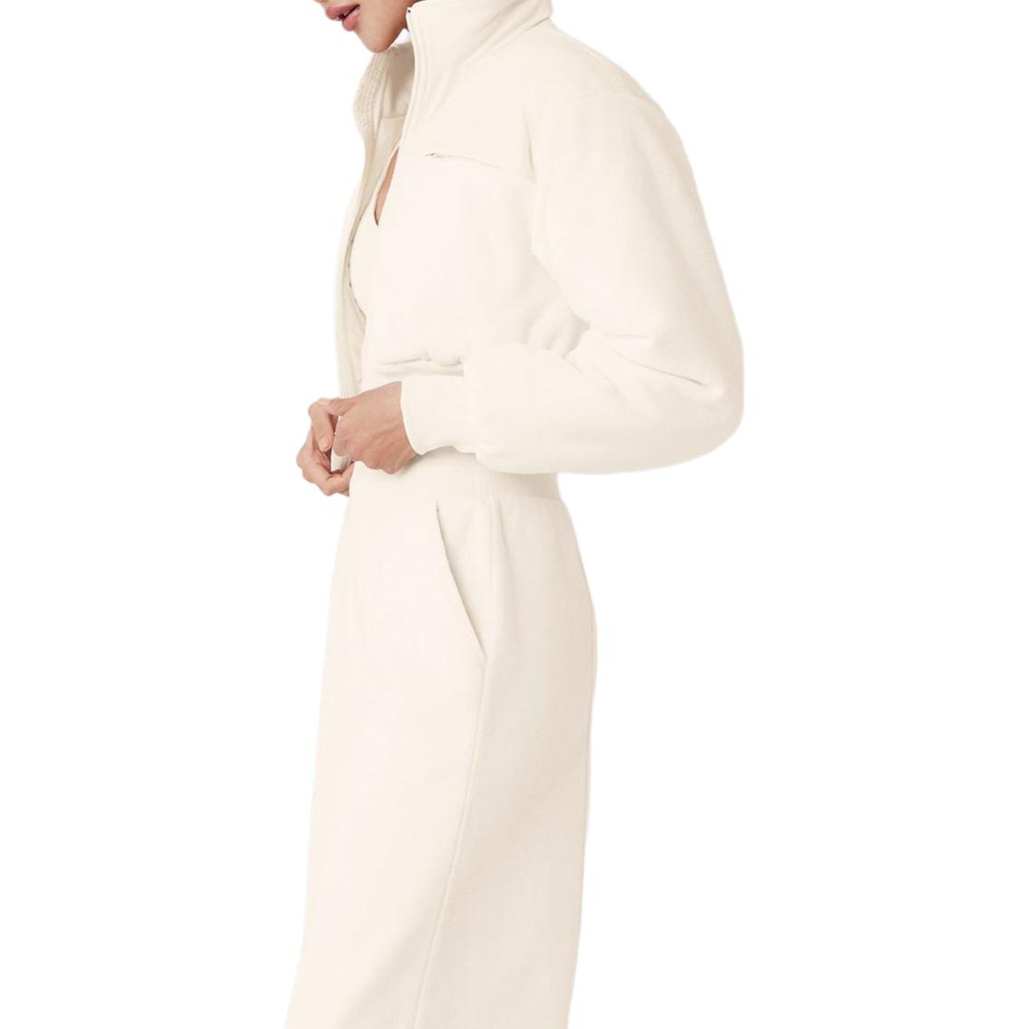 Sizing (W) Alo Yoga JISOO系列女士纯色短款休闲夹克 W4556R