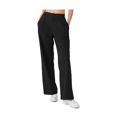 (Women) Alo Yoga Jisoo High-Waist Pursuit Straight-Leg Trousers Casual Pants. W51208R