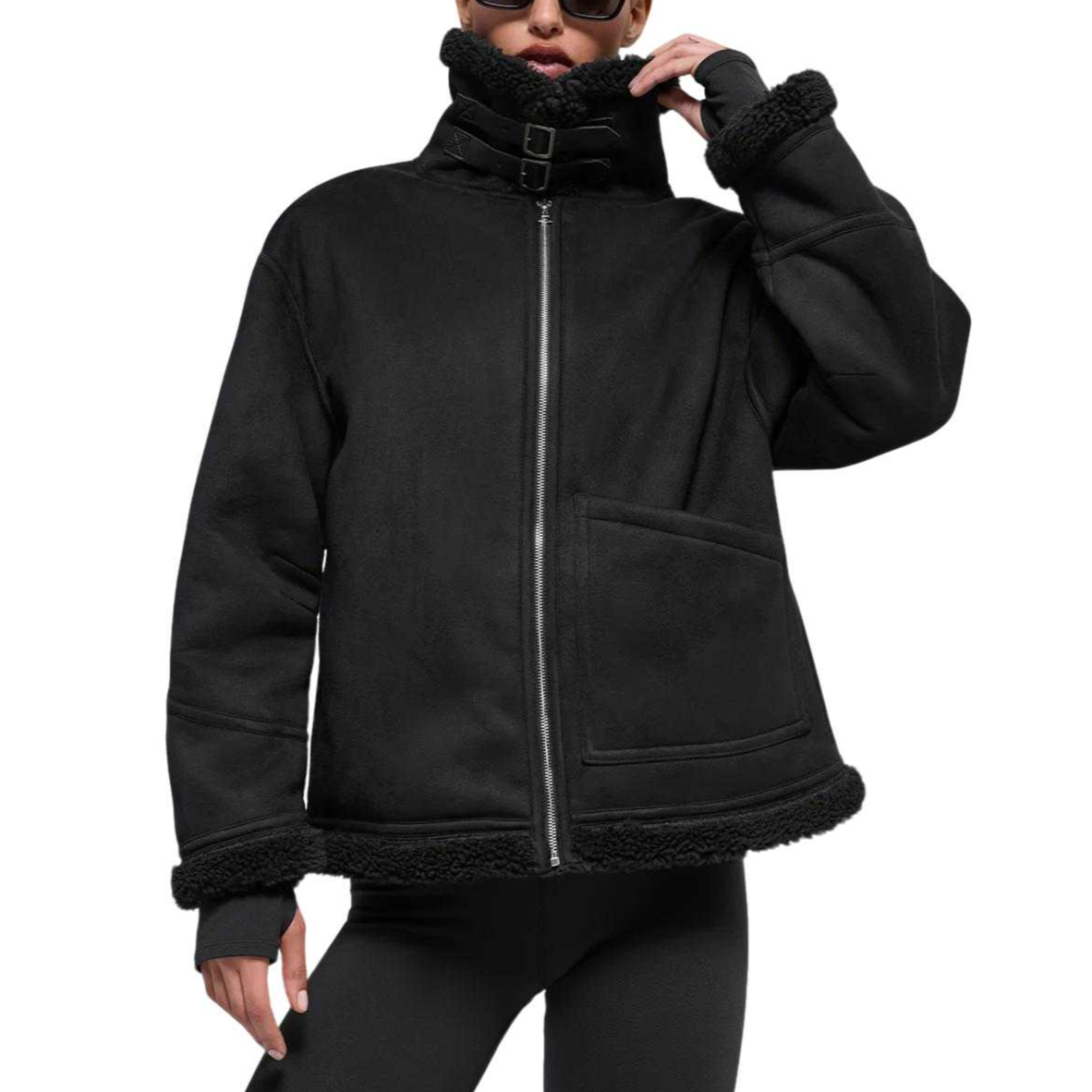 (Women) Alo Yoga Long Sleeve Oversized Comfort Jacket W4774R