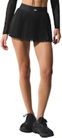 (Women) Alo Yoga Mesh Tennis Skirt with Waist Logo - Women’s Casual Skort. W6441R (Women) Alo Yoga Mesh Tennis Skirt with Waist Logo - Women’s Casual Skort. W6441R