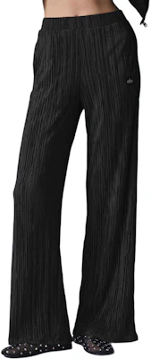 (Women) Alo Yoga Micro Plisse Relaxed Breathable Versatile Casual Pants W54137R Buy (Women) Alo Yoga Micro Plisse Relaxed Breathable Versatile Casual Pants W54137R