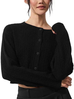 (Women) Alo Yoga Oversized Button-Up Cashmere Cardigan Long Sleeve W3886R Buy (Women) Alo Yoga Oversized Button-Up Cashmere Cardigan Long Sleeve W3886R