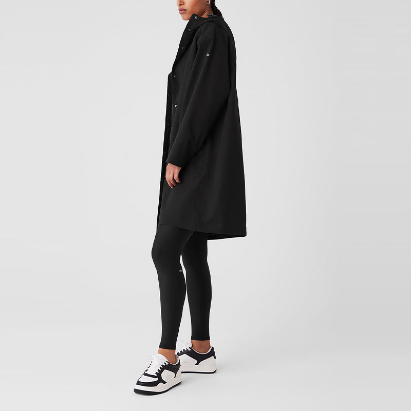 Purchase (W) Alo Yoga 雨晴连帽长款风衣 黑色外套 w4560r