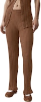 (Women) Alo Yoga Ribbed Knit Logo Sweatpants W54370R (Women) Alo Yoga Ribbed Knit Logo Sweatpants W54370R