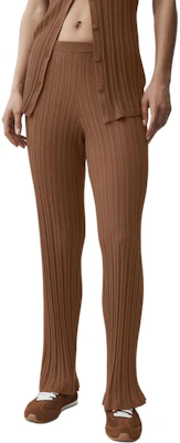 (Women) Alo Yoga Ribbed Knit Logo Sweatpants W54370R Buy (Women) Alo Yoga Ribbed Knit Logo Sweatpants W54370R