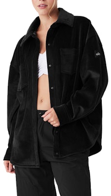 (W) Alo Yoga 女士罗纹天鹅绒山地外套宽松夹克单色外套。 W4468R Order (W) Alo Yoga 女士罗纹天鹅绒山地外套宽松夹克单色外套。 W4468R