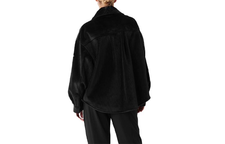 Lookbook (W) Alo Yoga 女士罗纹天鹅绒山地外套宽松夹克单色外套。 W4468R