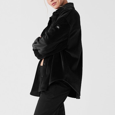 (W) Alo Yoga 女士罗纹天鹅绒山地外套宽松夹克单色外套。 W4468R Purchase (W) Alo Yoga 女士罗纹天鹅绒山地外套宽松夹克单色外套。 W4468R