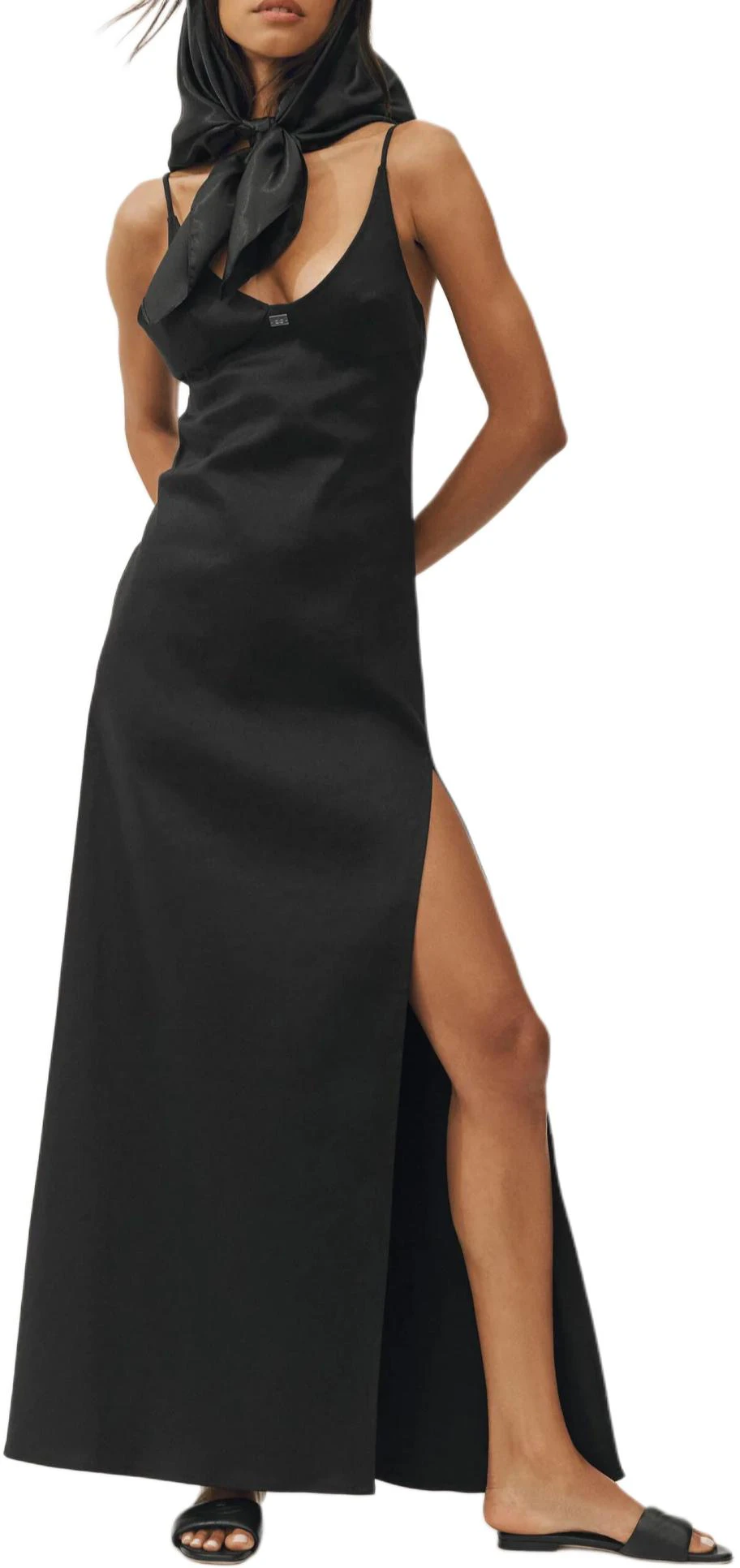 women-alo-yoga-riviera-v-neck-side-slit-maxi-cami-dress-solid-color-w8401-p