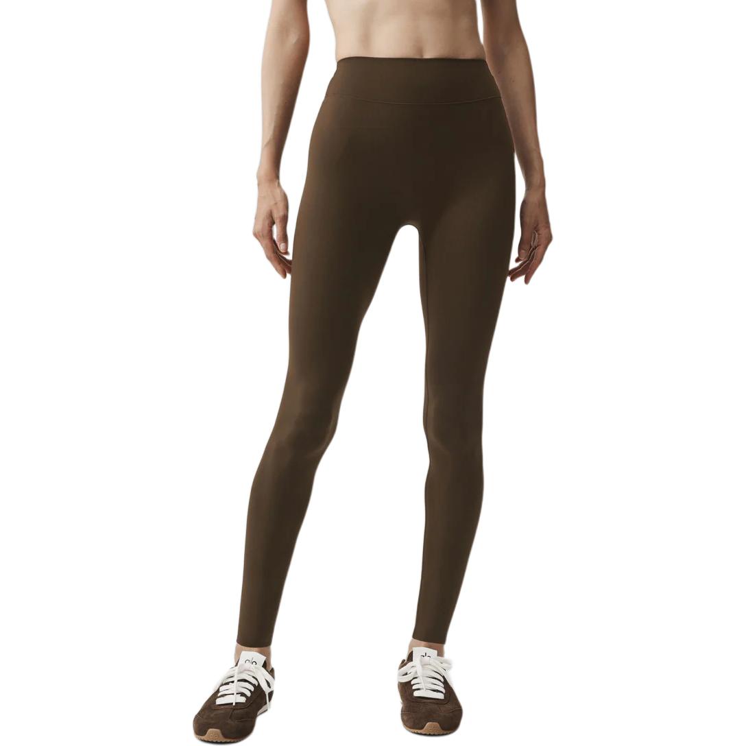 (Women) Alo Yoga Slim Fit Breathable Solid Color Leggings W54599R