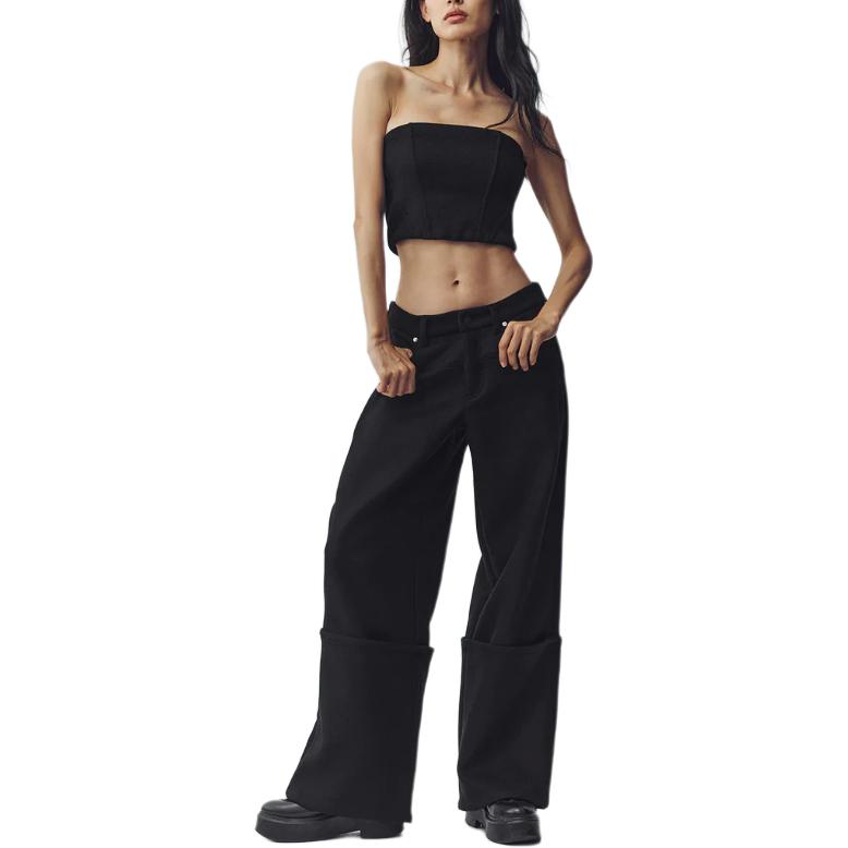 (Women) Alo Yoga Slim Logo Ribbed Tube Top W1503P