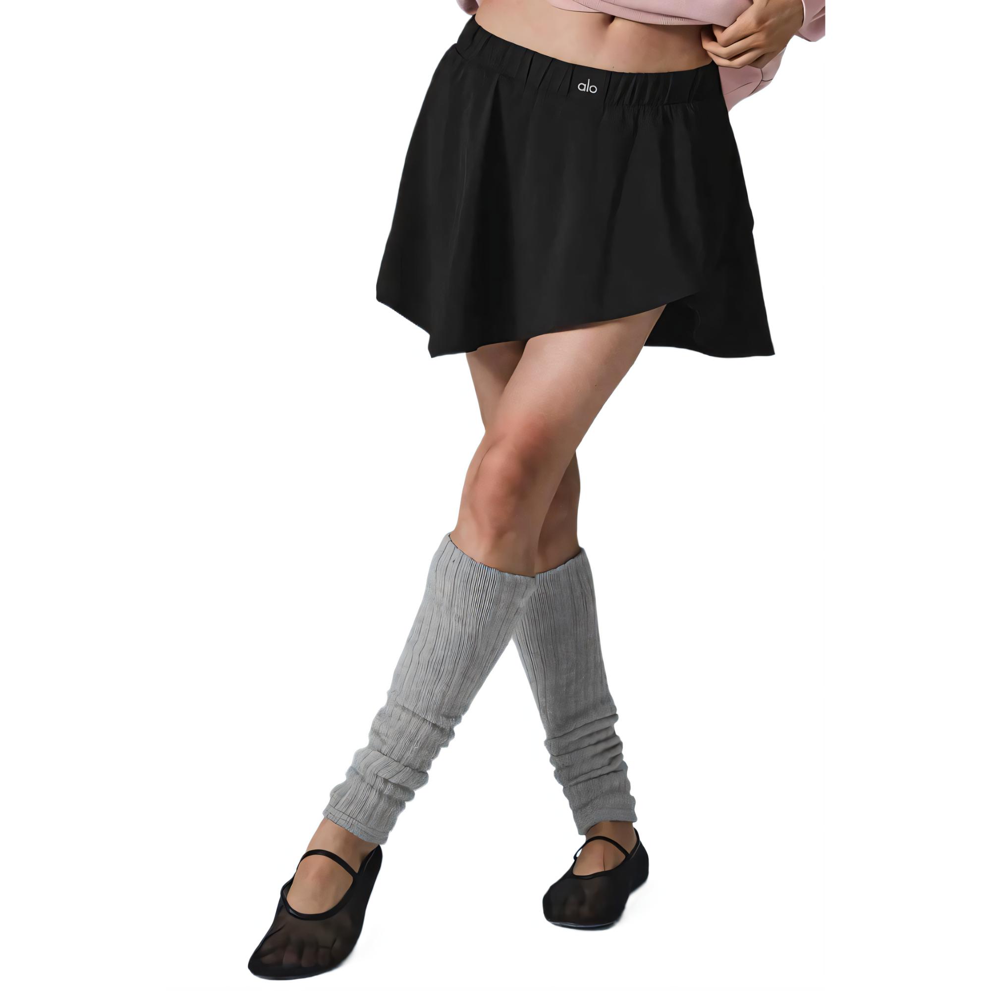 (Women) Alo Yoga Soft Breathable Tennis Skirt with Logo Design. W6425R