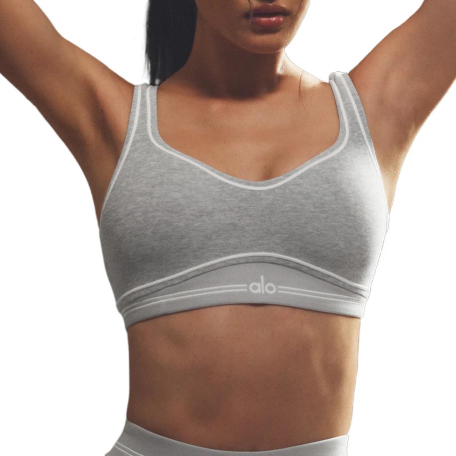 (Women) Alo Yoga Soft Comfortable Breathable Skin-Friendly Yoga Bra W9811R