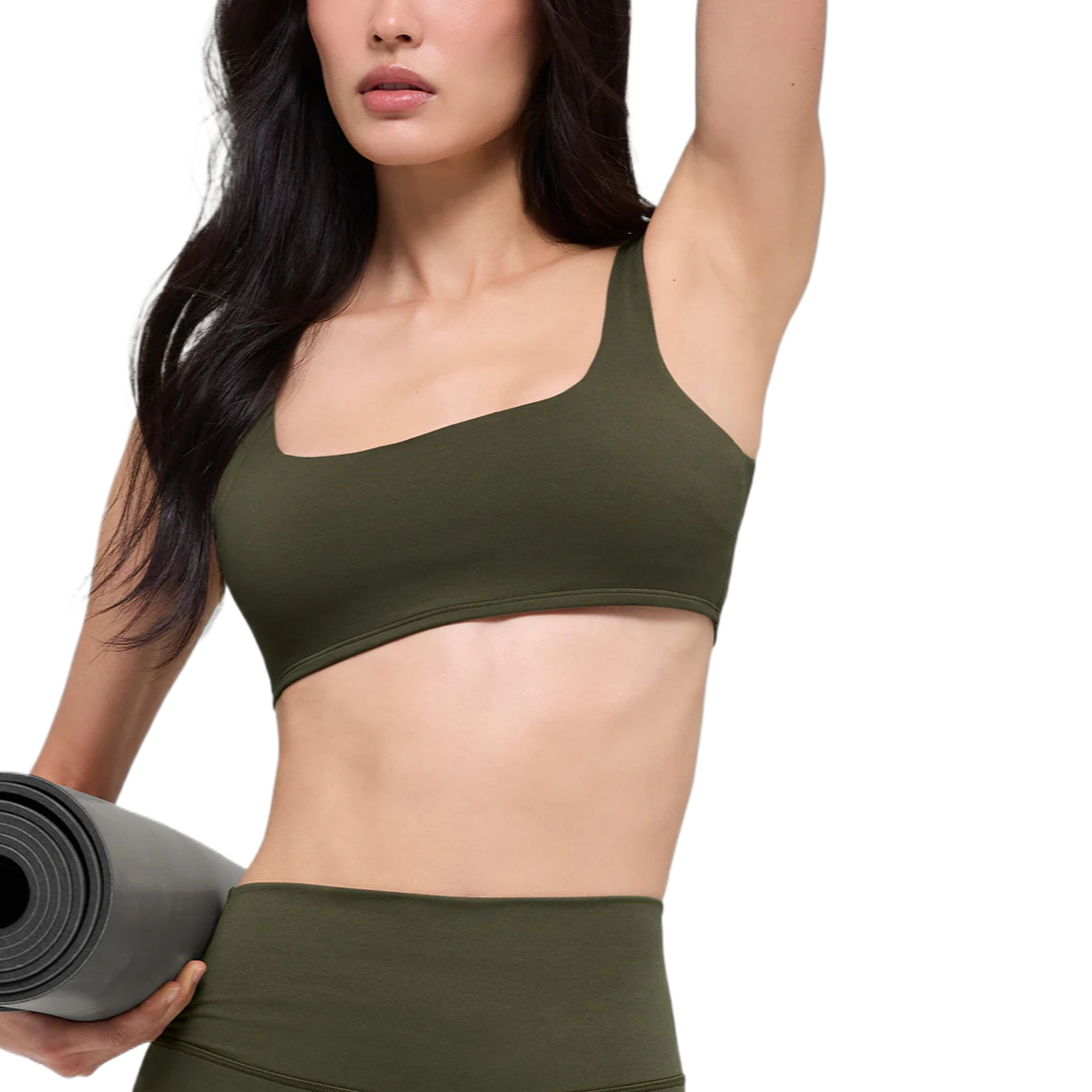 (Women) Alo Yoga Softsculpt Precision Solid Breathable Sports Bra for Women W9858R