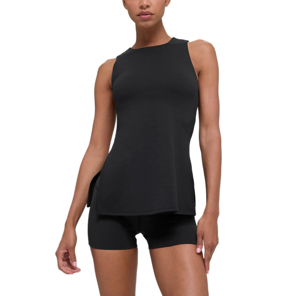 (Women) Alo Yoga Softsculpt Precision Solid Crewneck Tank Top - Yoga Wear W9862R