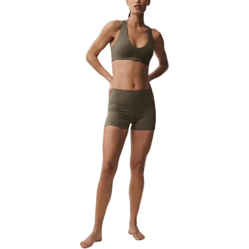 (Women) ALO Yoga Softsculpt V-Neck Removable Cup Sports Bra for Women W9822R