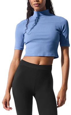 (Women) Alo Yoga Solid Color Cropped Slim-Fit Short-Sleeve T-Shirt W1472RCLOTHES Buy (Women) Alo Yoga Solid Color Cropped Slim-Fit Short-Sleeve T-Shirt W1472RCLOTHES