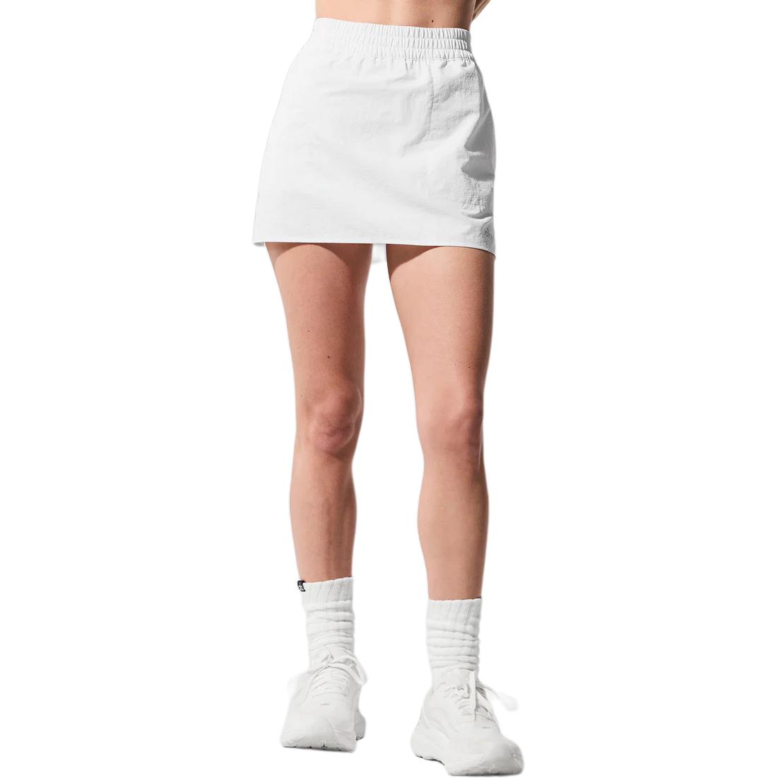 (Women) Alo Yoga Solid Color Elastic Loose Casual Short Skirt W6480R