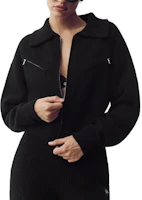 (Women) Alo Yoga Solid Color Zip-Up Jacket with Collar. W4769P (Women) Alo Yoga Solid Color Zip-Up Jacket with Collar. W4769P