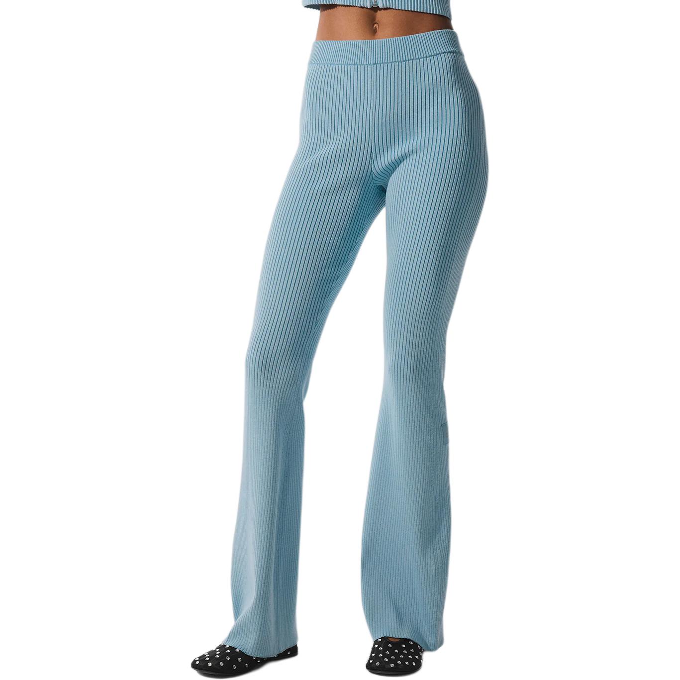 (Women) Alo Yoga Solid High-Waist Flared Lounge Pants W51415R