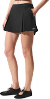 (Women) Alo Yoga Solid Ruched Mid-Rise Elastic Casual Skirt. W6509R (Women) Alo Yoga Solid Ruched Mid-Rise Elastic Casual Skirt. W6509R