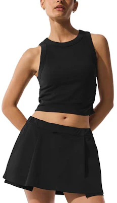 (Women) Alo Yoga Solid Slim-Fit Cropped Tennis Tank Top W9815R Buy (Women) Alo Yoga Solid Slim-Fit Cropped Tennis Tank Top W9815R